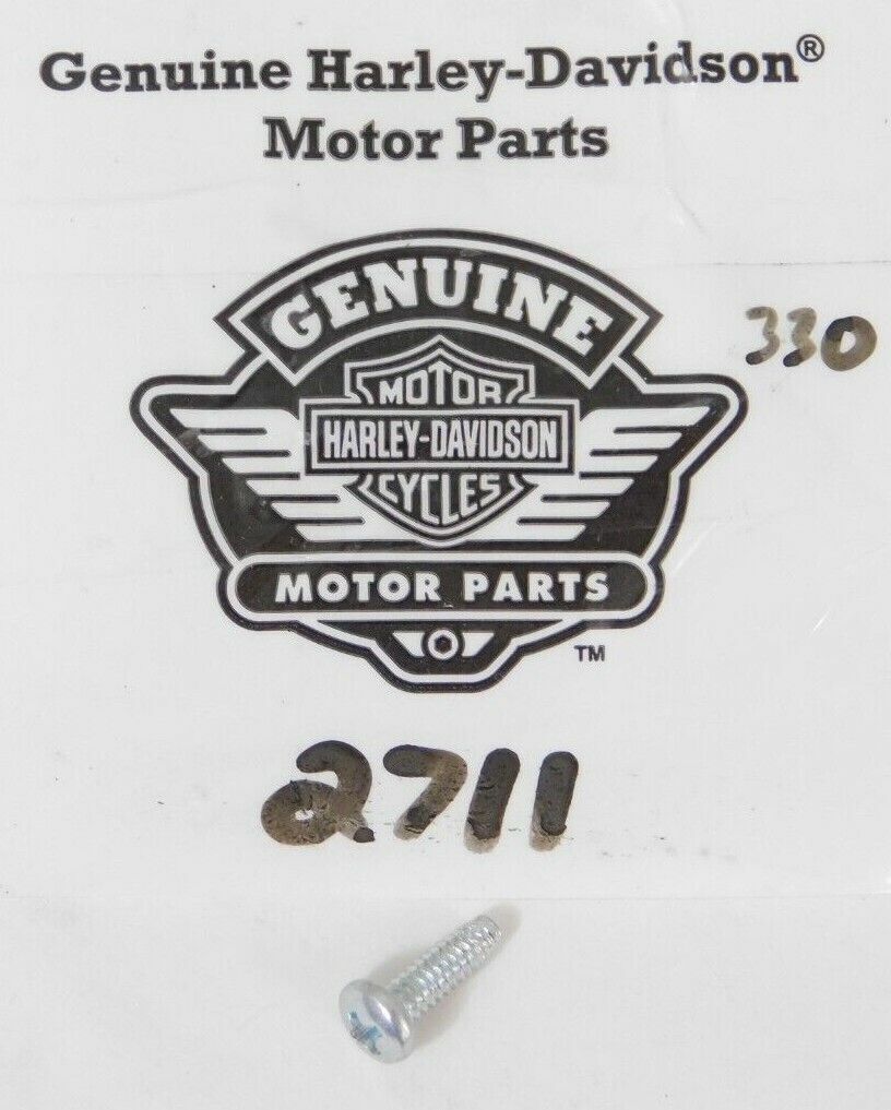 NOS Harley-Davidson Motorcycle Factory Hardware Panhead Screw OEM 2711 QTY 3