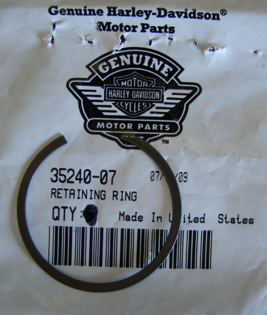 HARLEY PART 35240-07 RETAINING RING NOS OEM QTY-3