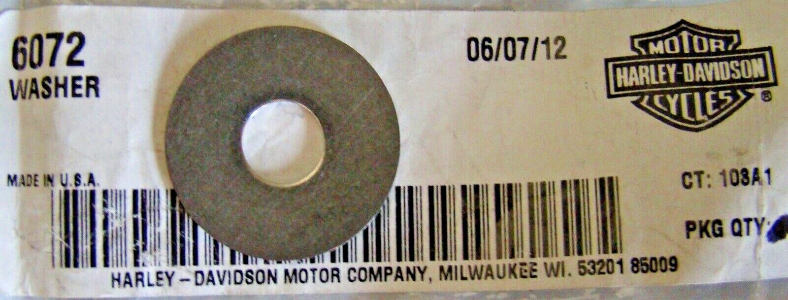 HARLEY 6072 WASHER OEM NOS QTY 3