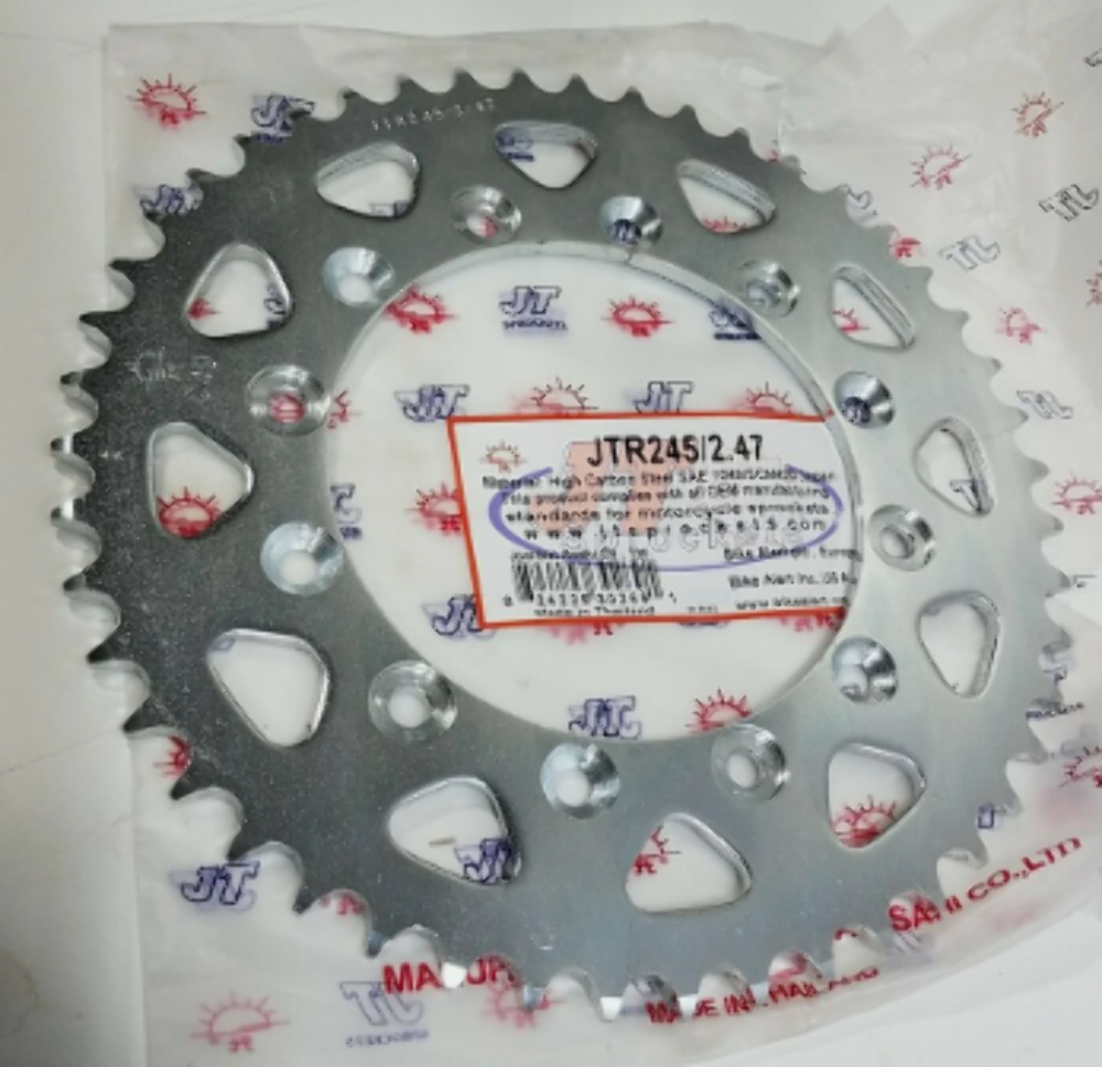 JT Sprockets JTR245/2.47 47T Steel Rear Sprocket , 47 Tooth