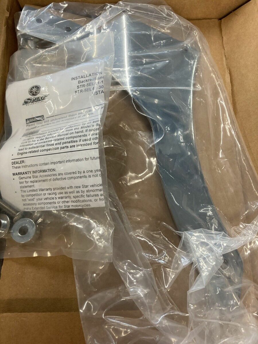 Yamaha Vstar 650 Backrest Sidearms 99-09 STR-5EL41-10-00