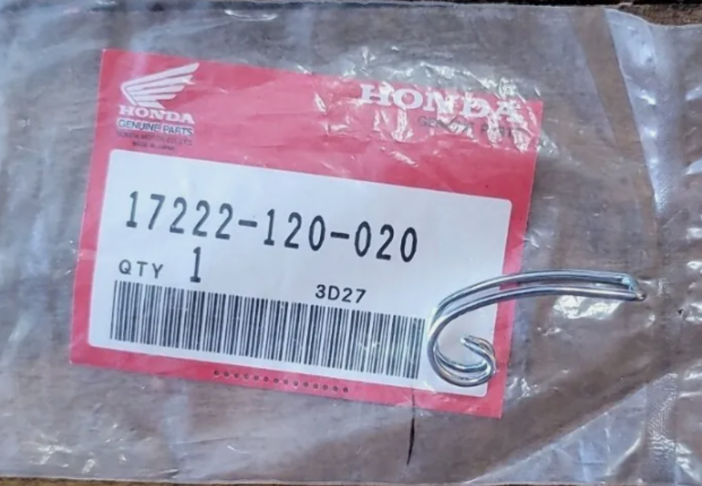 HONDA SPRING, CLEANER CASE. OEM. PART# 17222-120-020