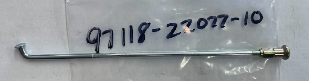 GENUINE Honda NOS 97118-22077-10 SPOKE B (12X118.5)