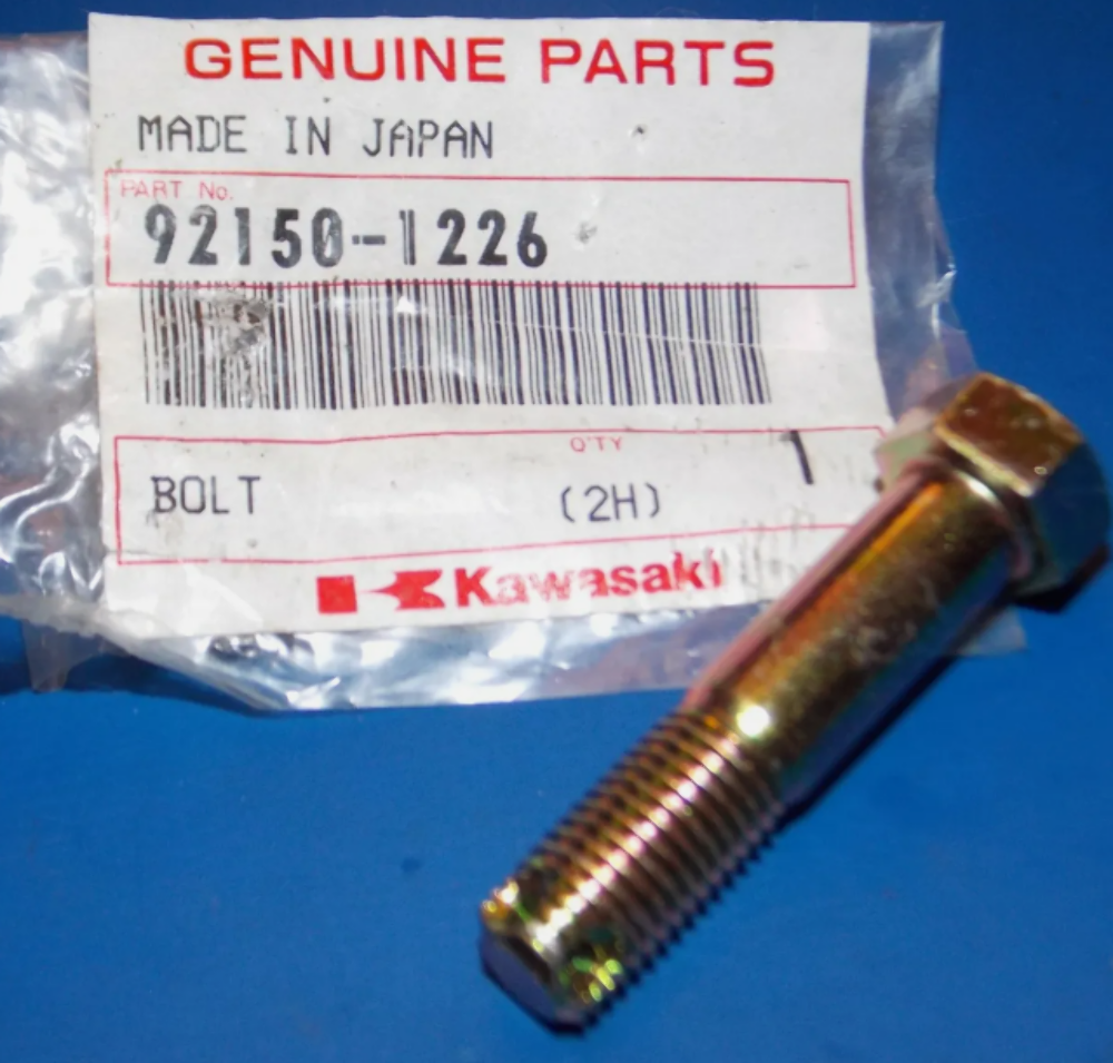 NOS KAWASAKI 1989-2000 KLF300 KVF300/400 KSF250 KEF300 BOLT 10X44 92150-1226