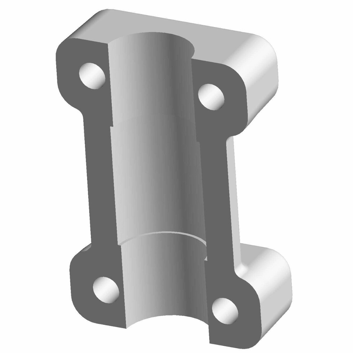 Polaris ATV Handlebar Block, Medium Gloss Black, Genuine OEM Part 5630187-067