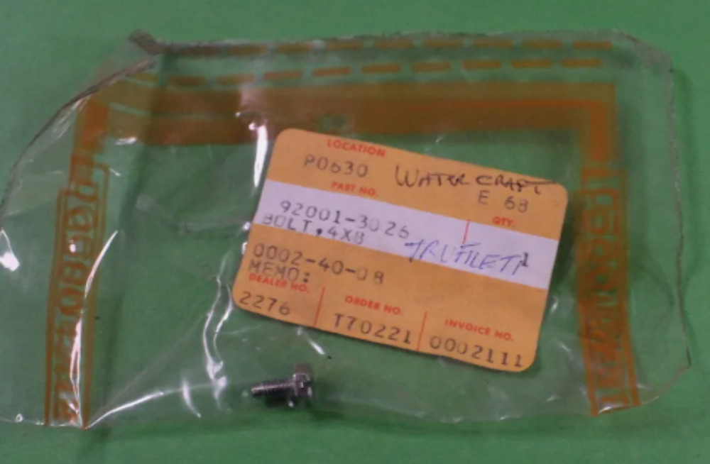 NOS KAWASAKI JS440 JS550 WSAB WSAA JS400 BOL PART# 92001-3026