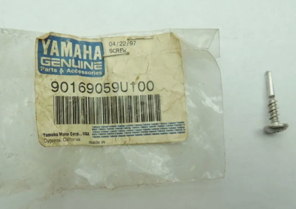 90169-05901 NOS Yamaha Tapping Screw Waverunner XLT1200 GP800 FX1000 QTY 3