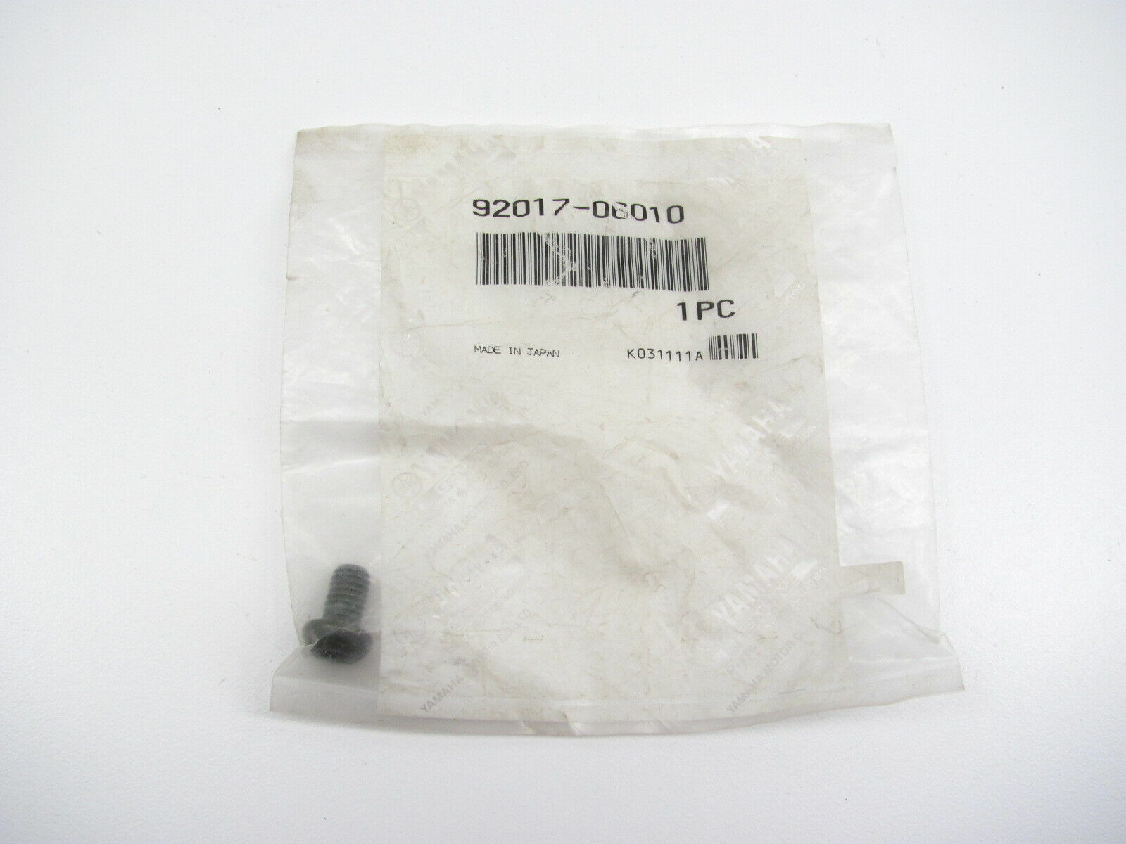 『N』 NOS Yamaha OEM Pan Head Screw 92017-06010-00 920-17060-10 - Sun