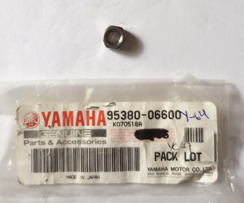 Yamaha YZ80,CW50, WR500 Nut NOS 95380-06600