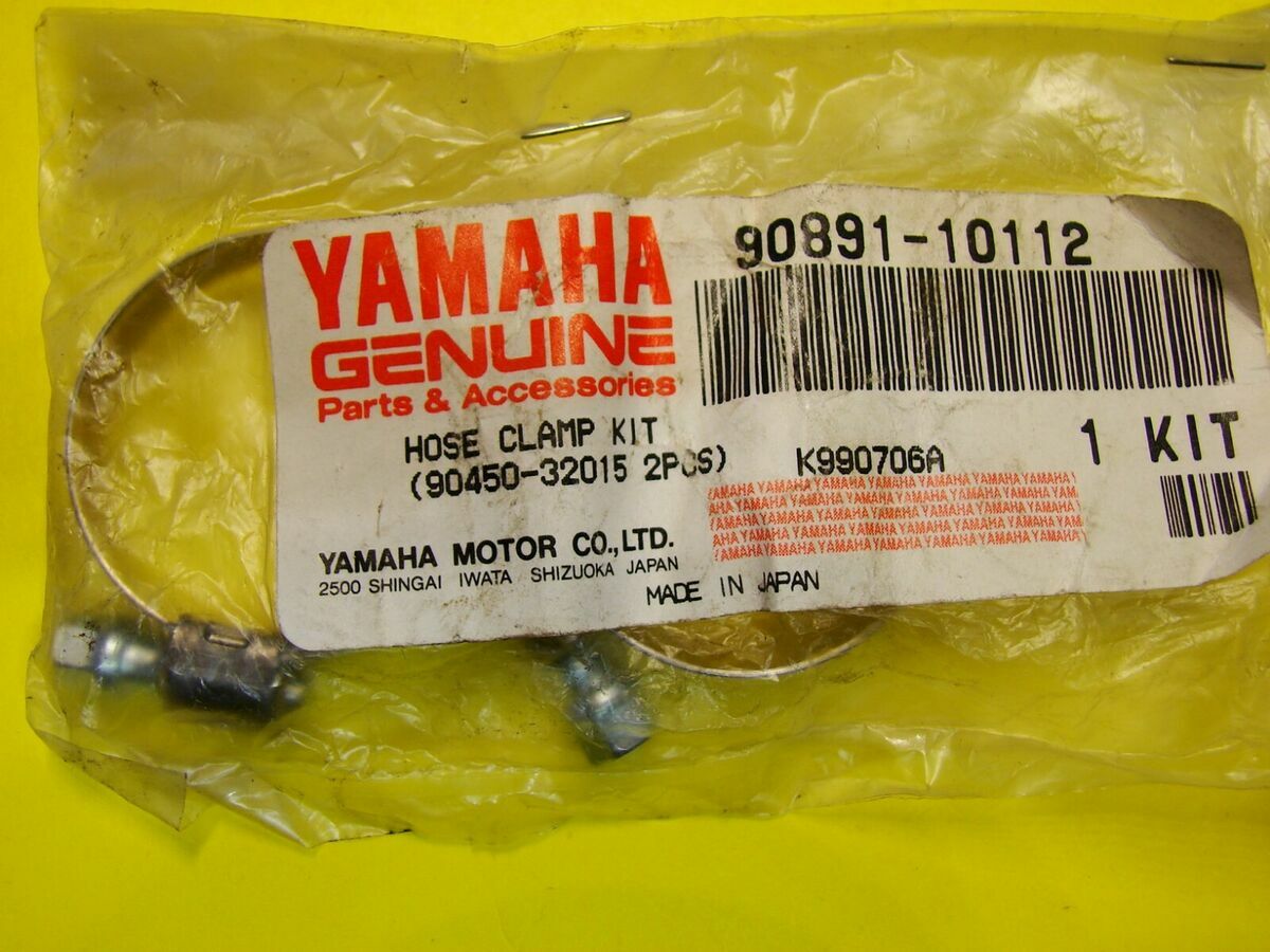 1 KIT NEW OEM YAMAHA HOSE CLAMP CLAMPS 90891-10112-00