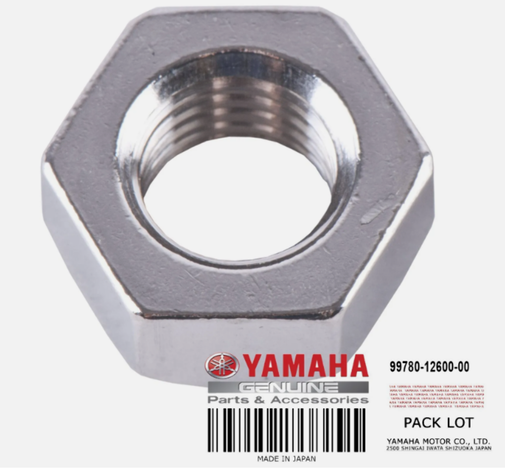 Yamaha OEM NUT HEX(COARSE) 99780-12600-00