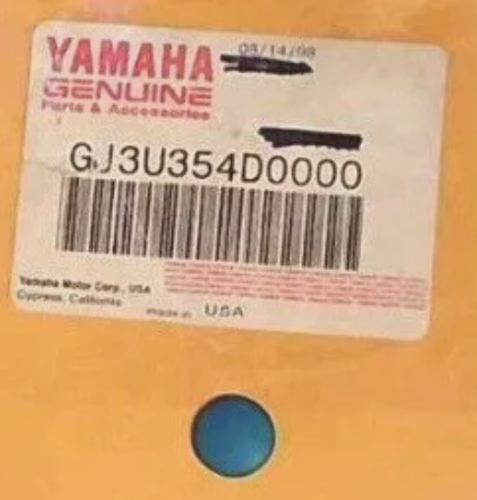 NOS GENUINE YAMAHA GJ3U354D0000 GUNWALE CAP TEAL RA760 RA700 WVT700 QTY 2