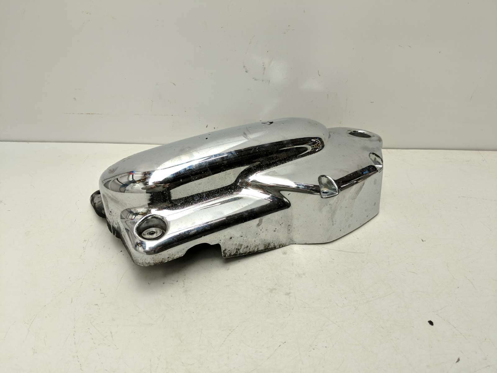 08 Yamaha V Star XVS 1100 Classic Left  Side Cover Lower Seat Panel 1YHH199