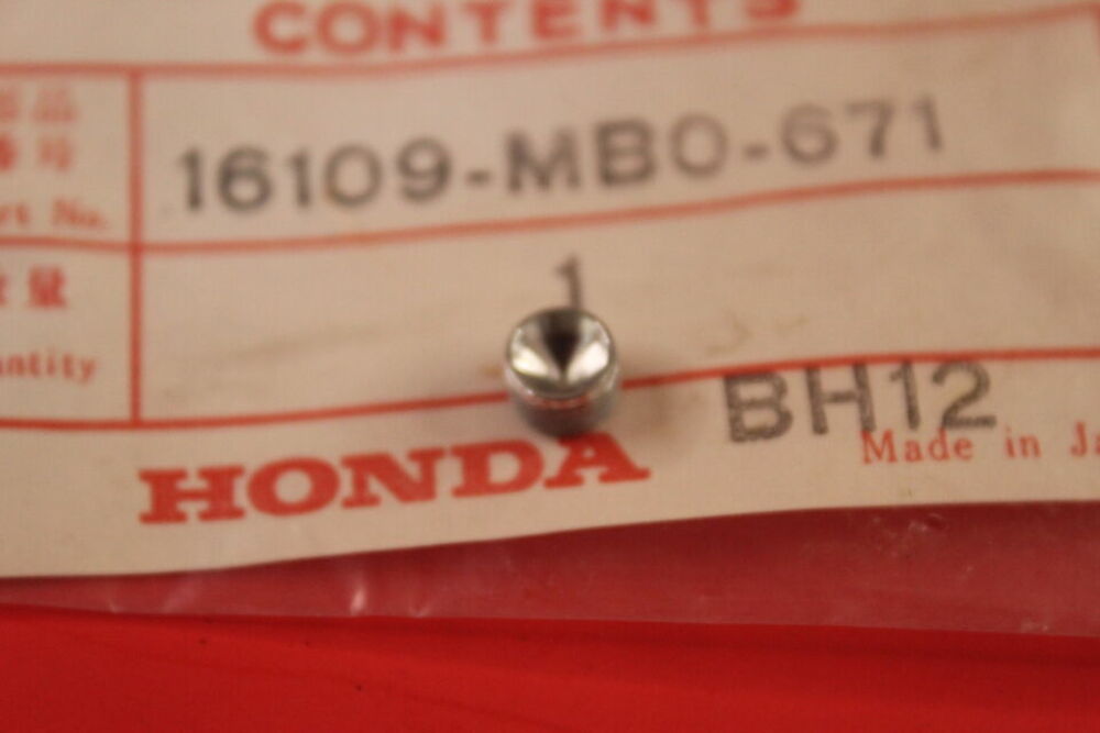 NOS Honda Carburetor Limiter Cap 86-87 GL1200 VF500 VF1100 16109-MB0-671