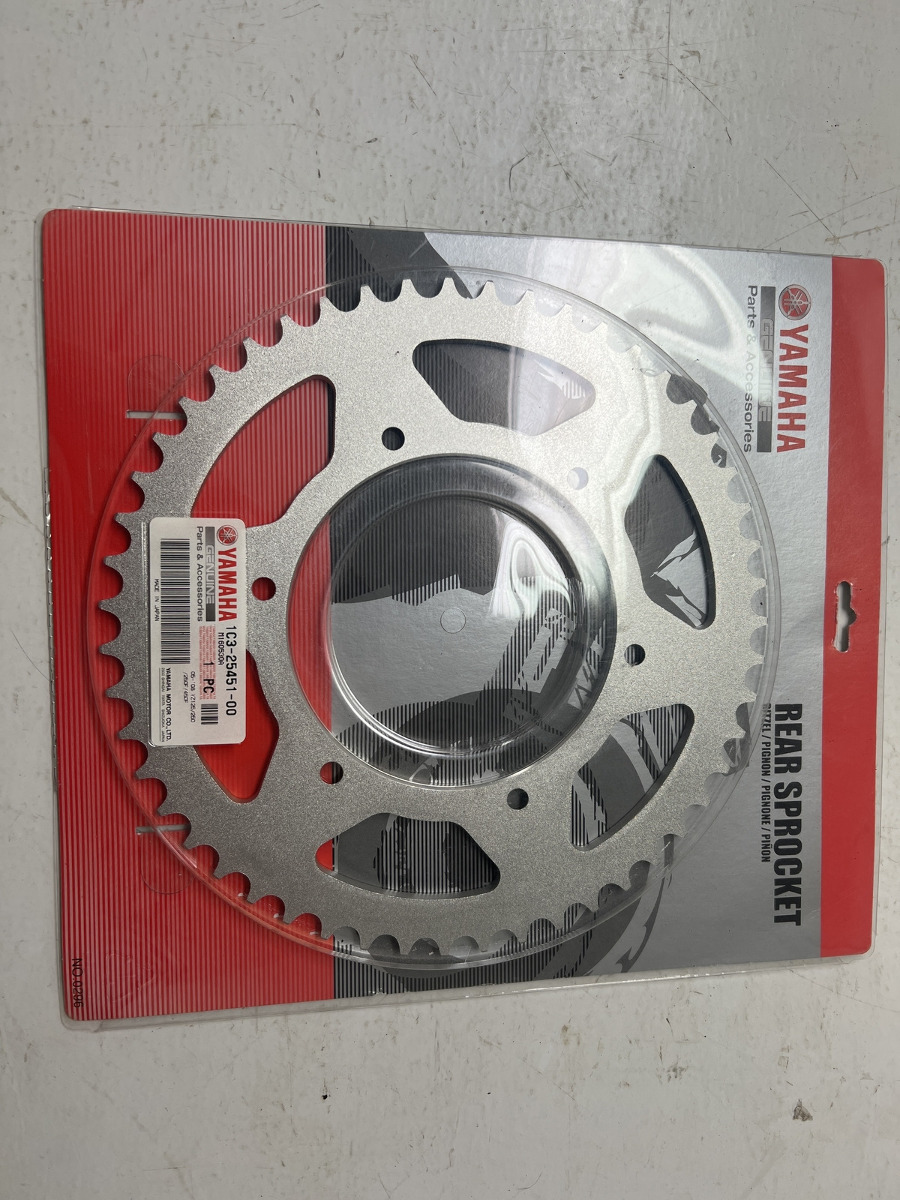 NOS YAMAHA REAR BACK SPROCKET 1C3-25451-00 - Sun Coast Cycle