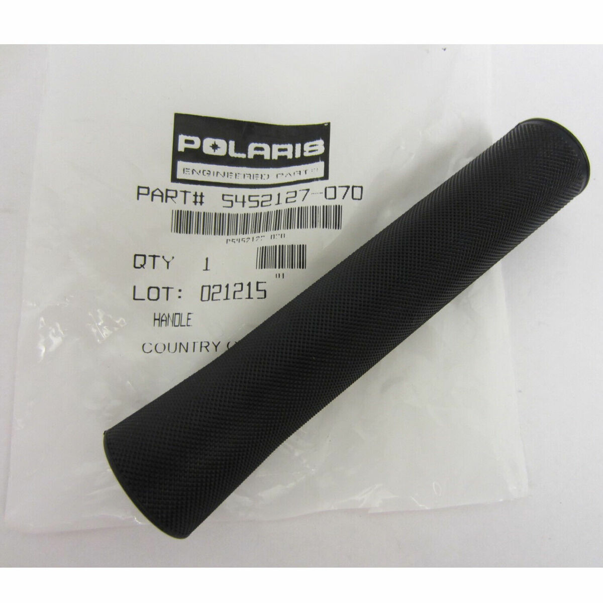 Polaris 5452127-070 Black Handlebar Grip 2005-2024 Indy Widetrak Voyageur IQ LXT