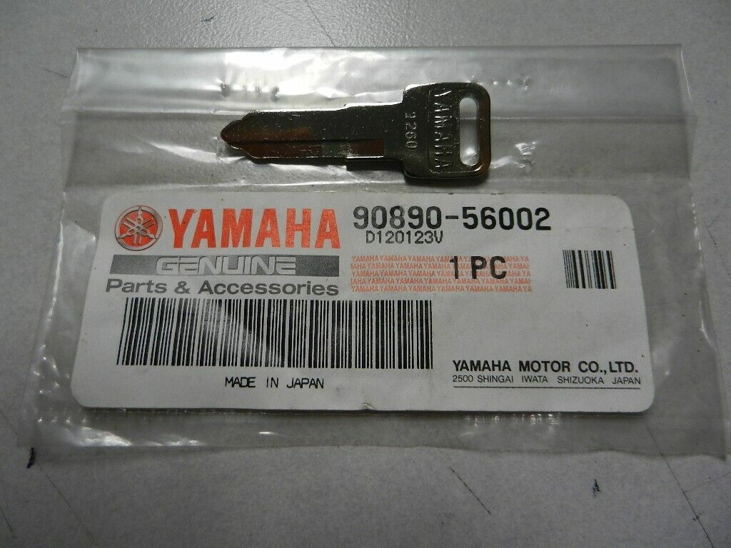 NOS Yamaha ATV Key Blank Type B 94 & 98-00 YFB250 99-03 YFM250 90890-56002