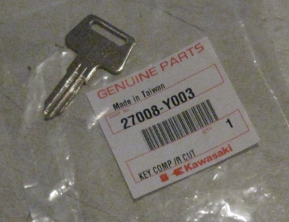 Kawasaki 2012-2020 Brute Key Lock Blank 27008-Y003 New Oem