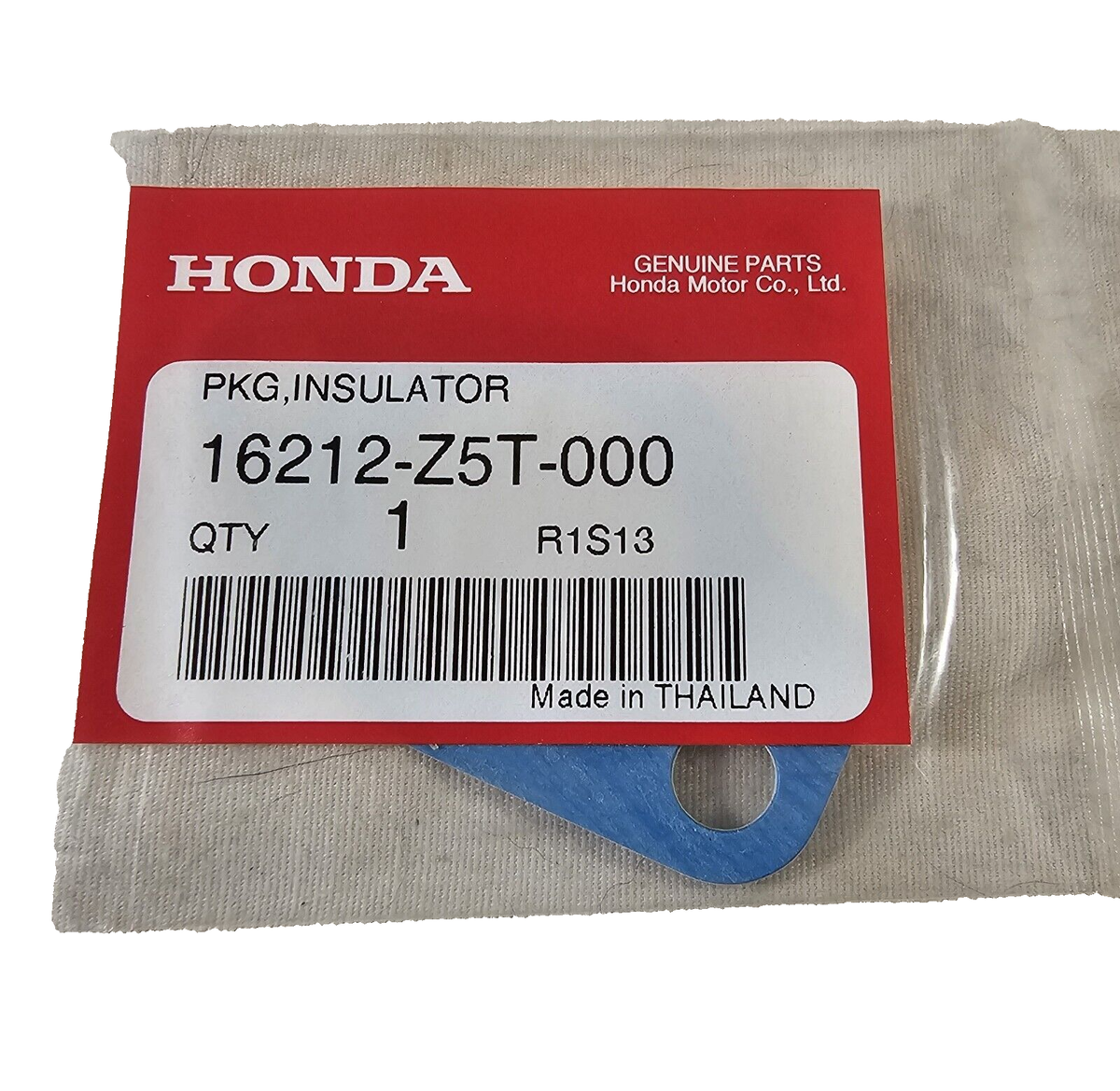 HONDA Genuine INSULATER GASKET GX340 GX390 16212-Z5T-000 OEM NEW