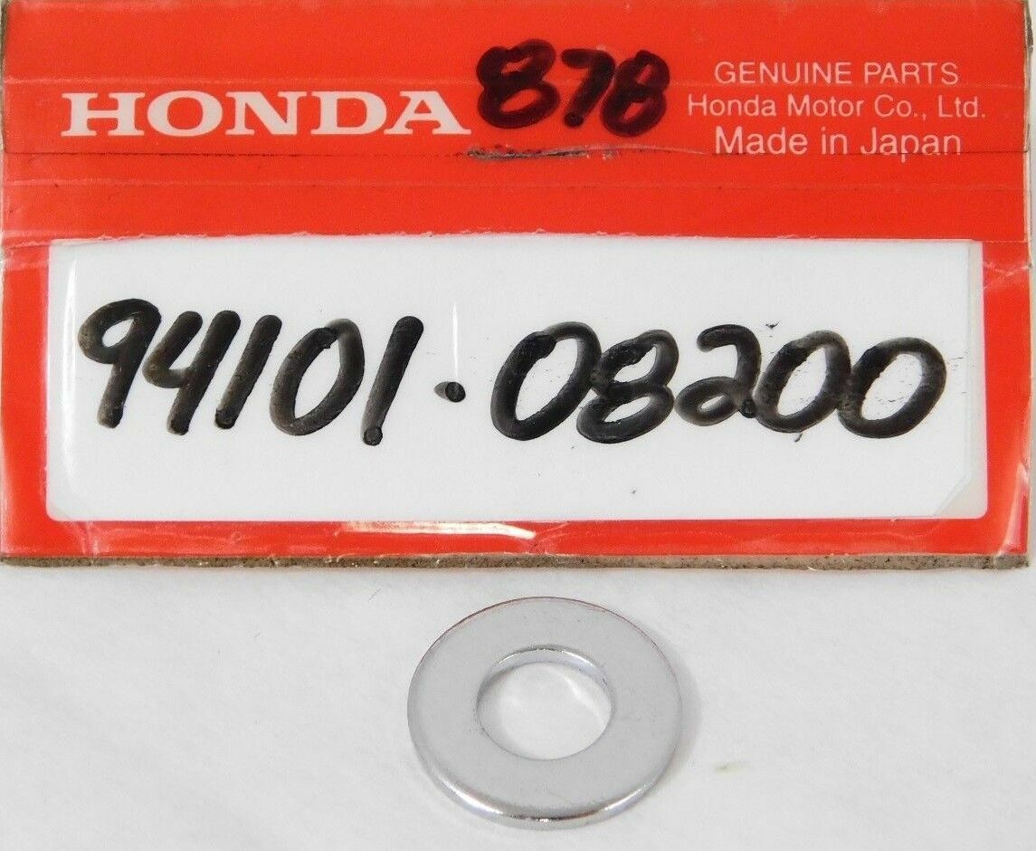 GENUINE Honda NOS 94101-08200 WASHER, PLAIN (8MM) QTY-2