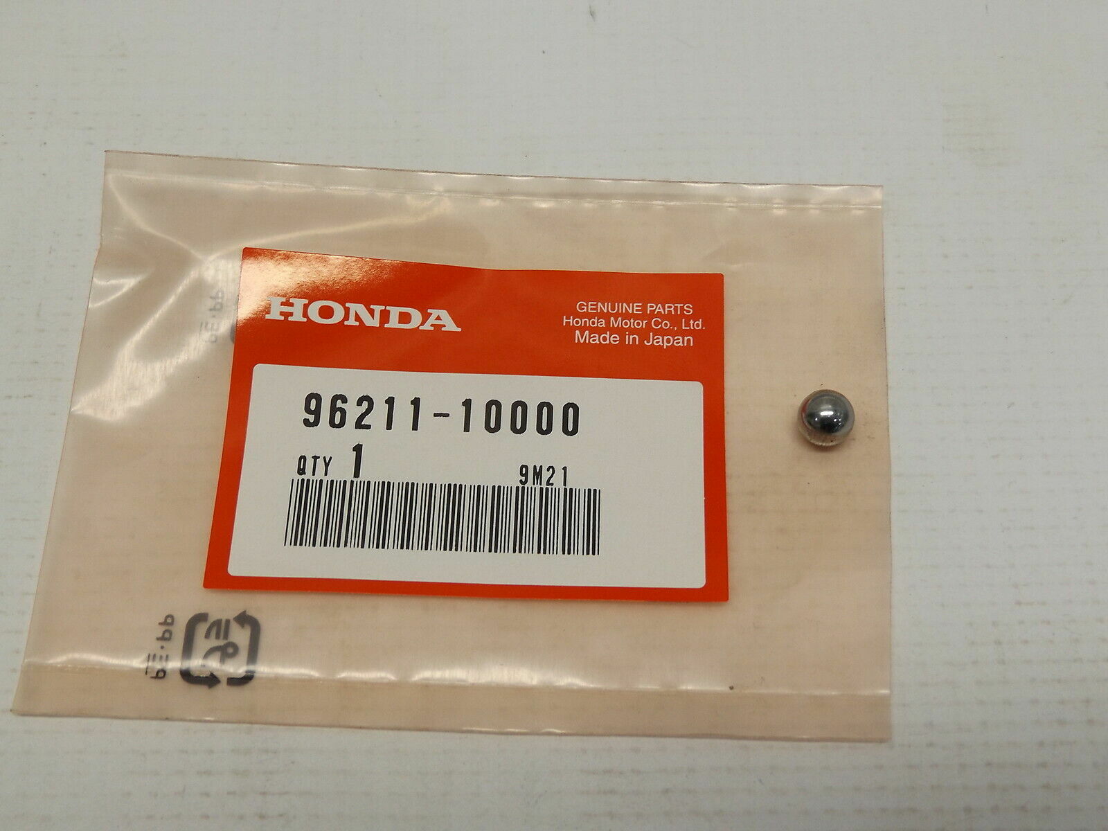 NOS HONDA KICKSTART BALL #10 5/16 ATC200 TRX200 FL400 MUV700 PART# 96211-10000