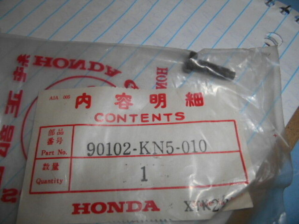 Honda OEM Brake Handle Lever Adjuster Adjusting Bolt Screw 90102-KN5-010
