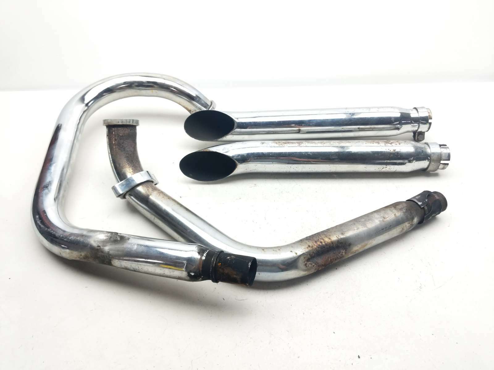 06 Suzuki Boulevard VS800 S50 Exhaust Header Head Pipe Muffler