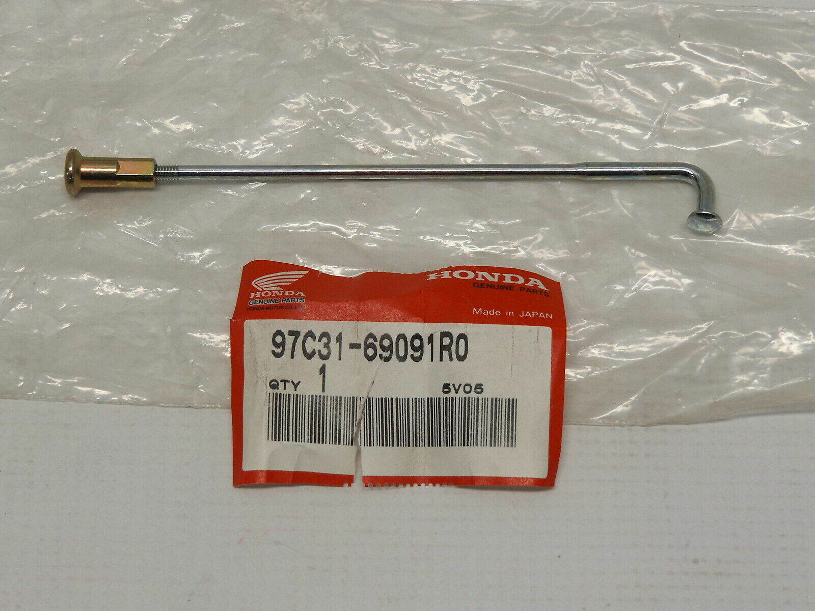 NOS Honda 1977-78 CB750 K Rear Wheel Spoke "BS" & Nipple 97C31-69091-R0