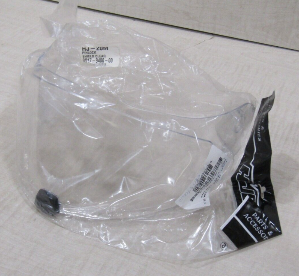 HJC HELMET CLEAR SHIELD PIN LOCK READY HJ-20 60-301