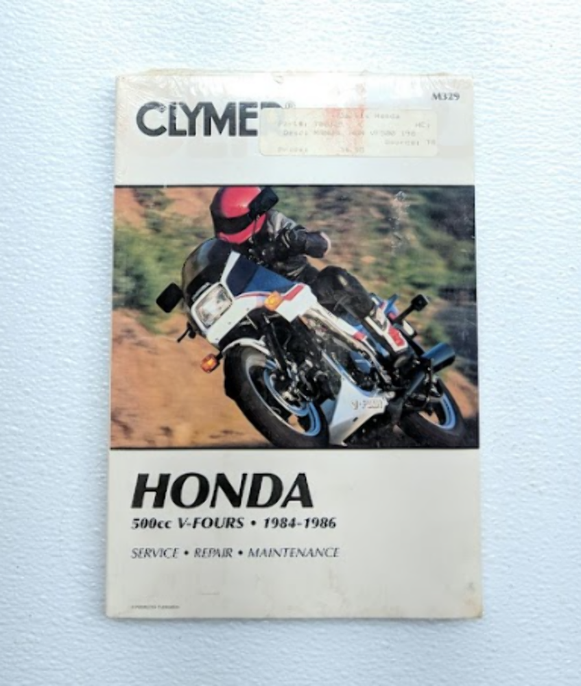 CLYMER - (SEALED) HONDA SERVICE MANUAL V-FOURS 500CC 1984-86 700329
