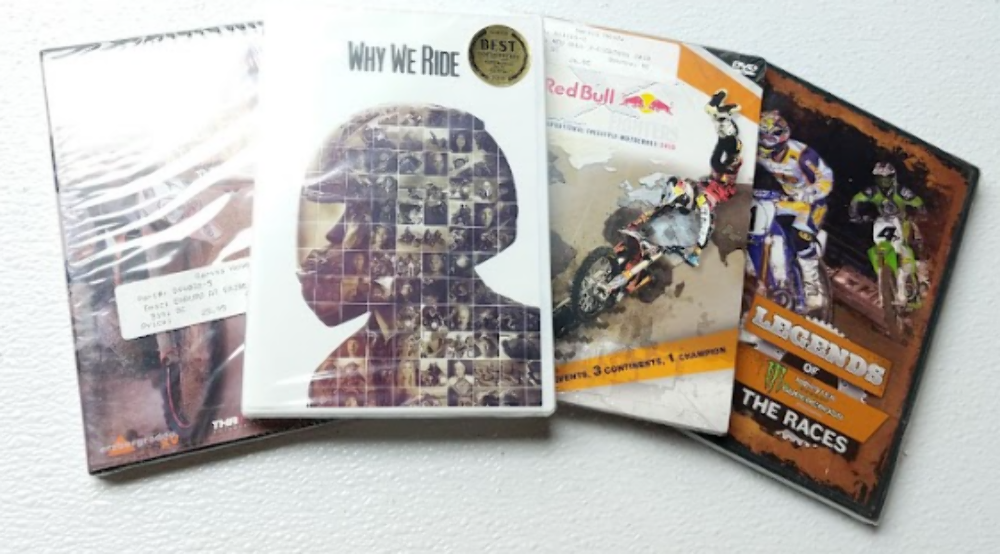 MOTOCROSS DVD (4 PACK) RED BULL FIGHTERS, WHY WE RIDE, LEGENDS OF MONSTER ENERGY
