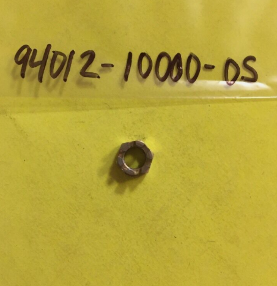 GENUINE Honda NOS 94012-10000-0S NUT, CASTLE (10MM) FL250 TRX200 XR200 CL72 CL77