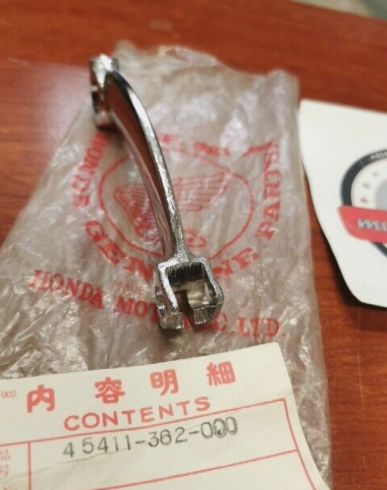 NOS Honda XL175 K0-K1 Front Wheel Brake Lever Arm 45411-362-000