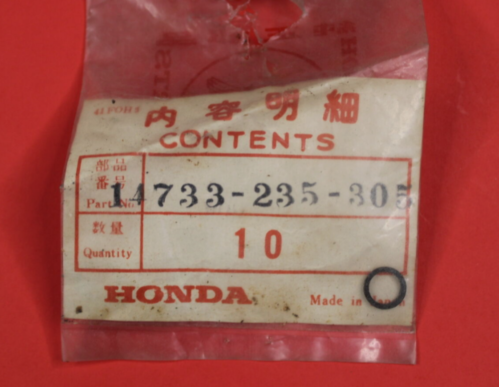 NOS HONDA CA175, CL175, 1968, Cushion, 14733-235-305