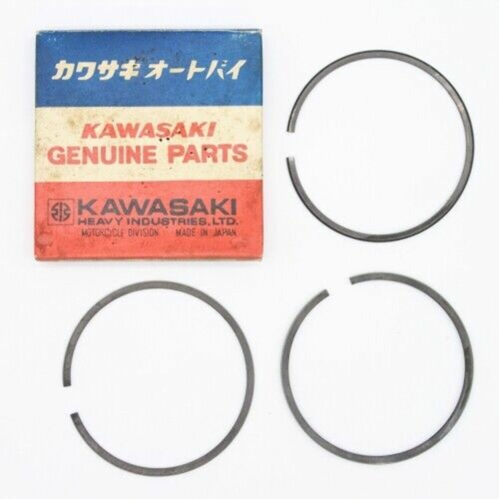 Genuine NOS Kawasaki OEM PISTON RING SET 0.040 #13024-046