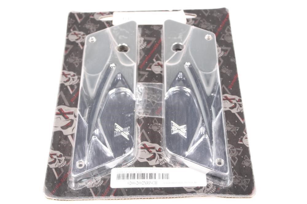 Xtreme Machine XT Reaper Latch Plate Covers Harley 93-up FLH FLT 0200-2002XRP-CH