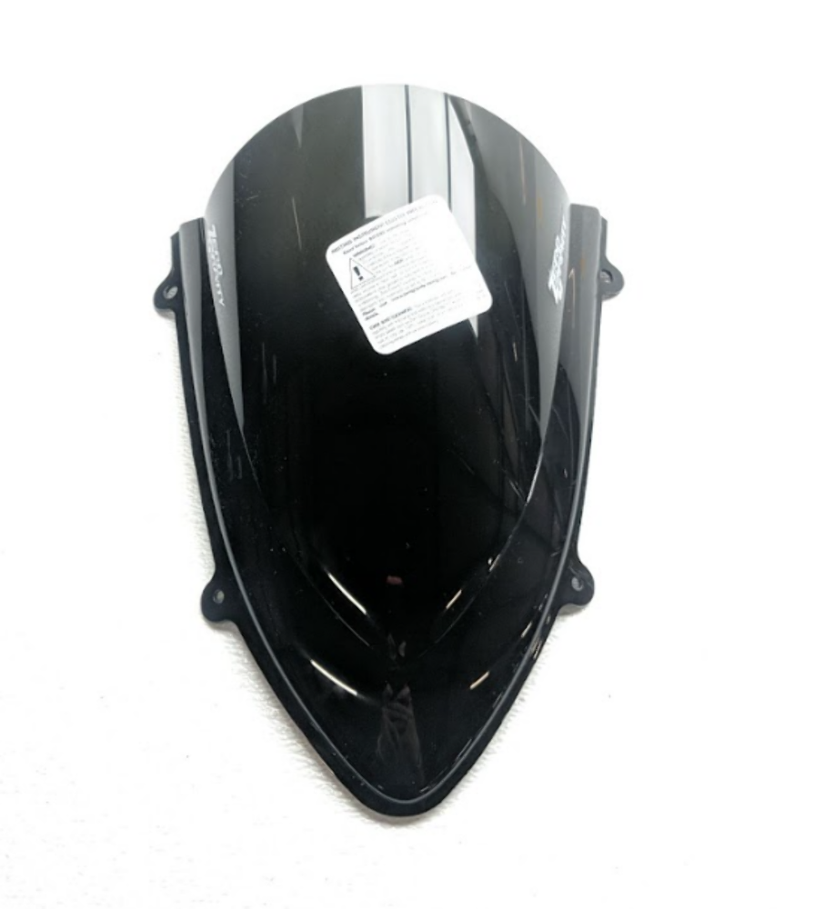 Zero Gravity Double Bubble Black Windscreen Kawasaki Ninja 250R 2008-2012 843313