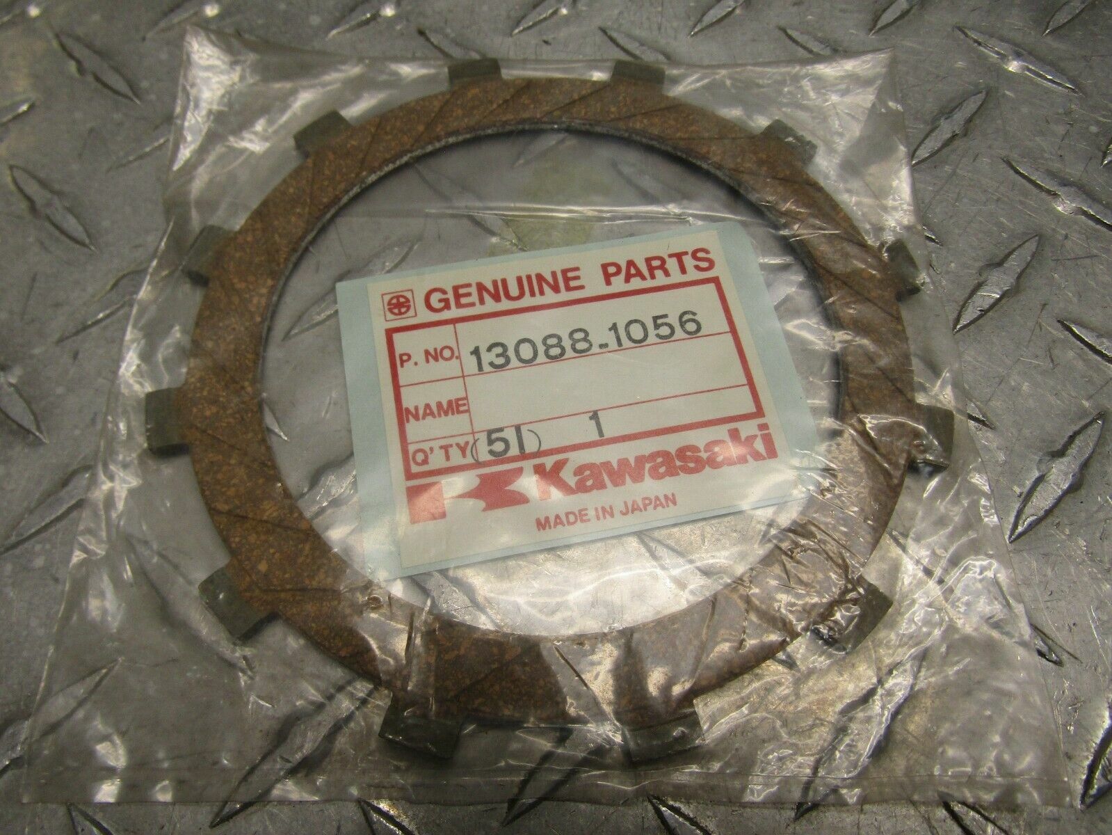 Kawasaki 1983 KX125 1983-1985 KDX200 OEM Clutch Friction Plate 13088-1056
