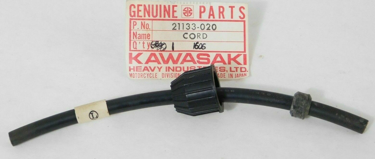 NOS Kawasaki LH Left High Tension Cord S1 S2 S3 KH KH400 1972-78 OEM 21133-020