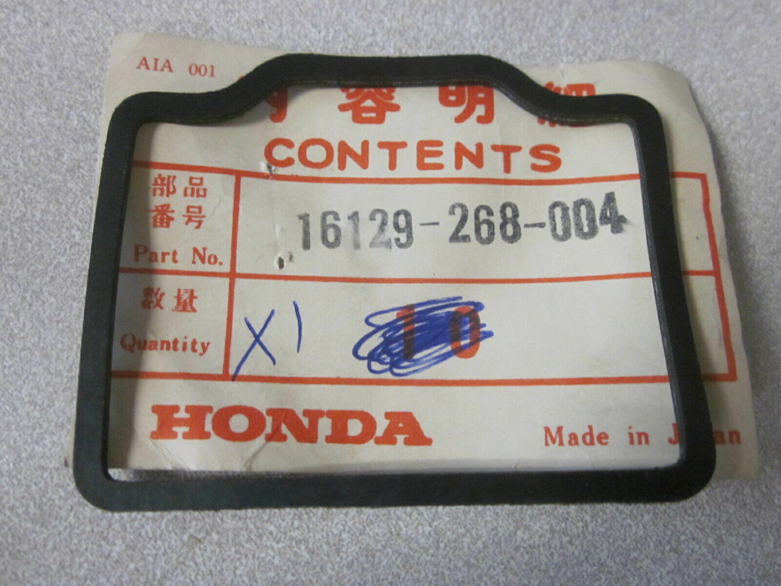 NOS OEM Honda Washer 1961-71 CB7 CL175 16129-268-004