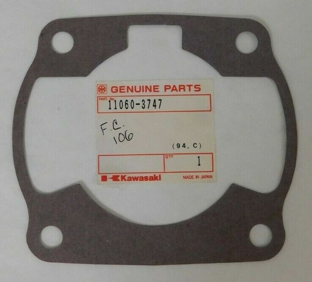 1 NOS 1986-1991 KAWASAKI JS 300 JS300 Base Gasket OEM 11009-3706 NEW