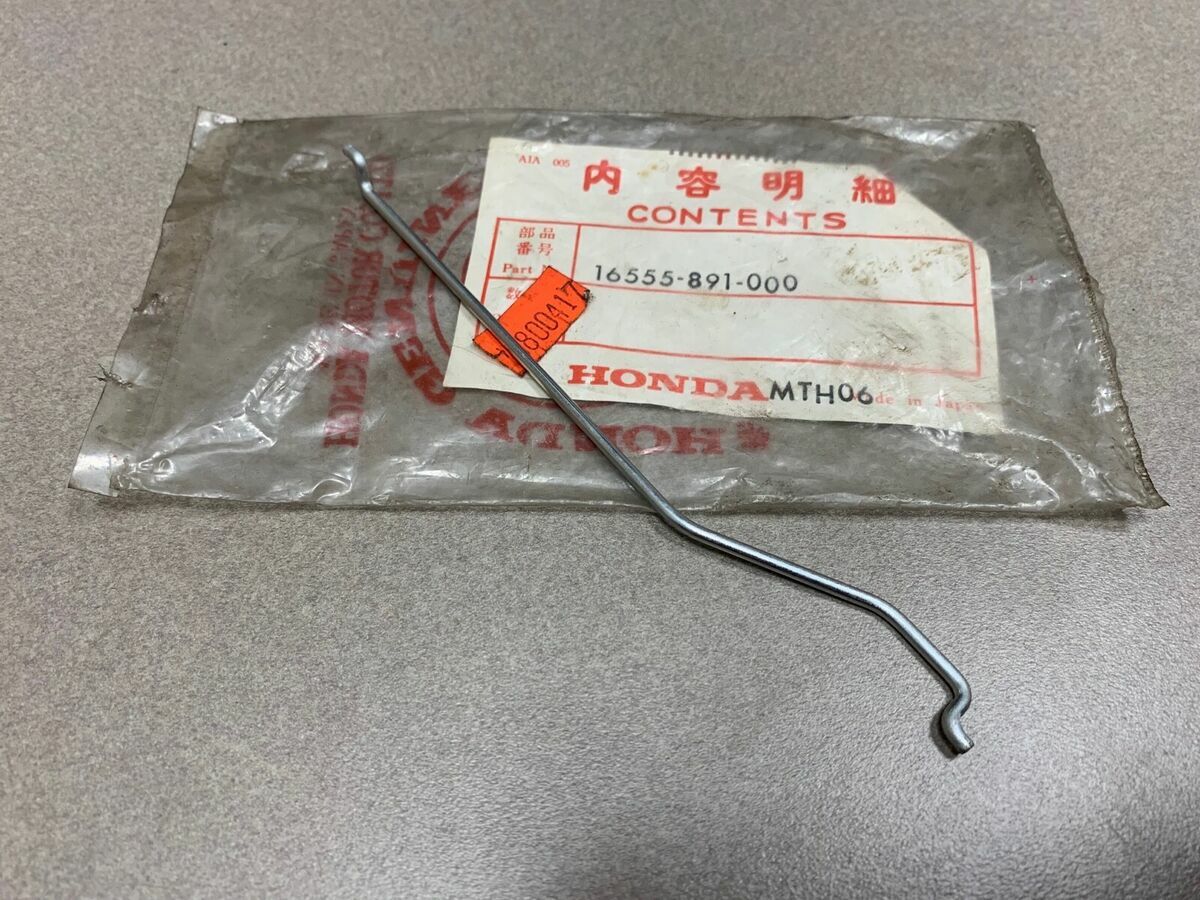 NOS Genuine Honda Linkage 16555-891-000 Choke Throttle Carburetor 16555891000