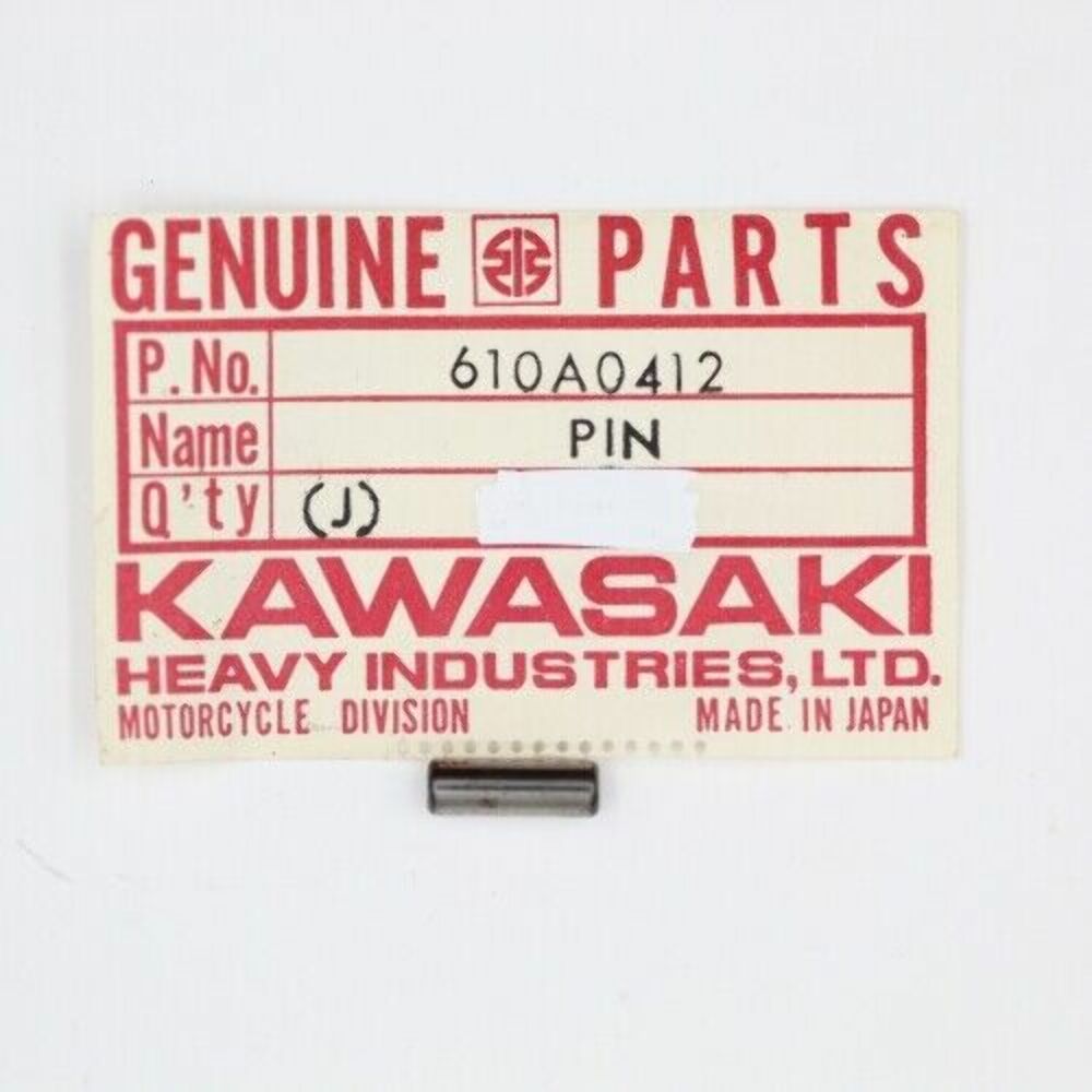 NOS Genuine Kawasaki Factory Hardware 4x12 Dowel Pin Part OEM 610A0412