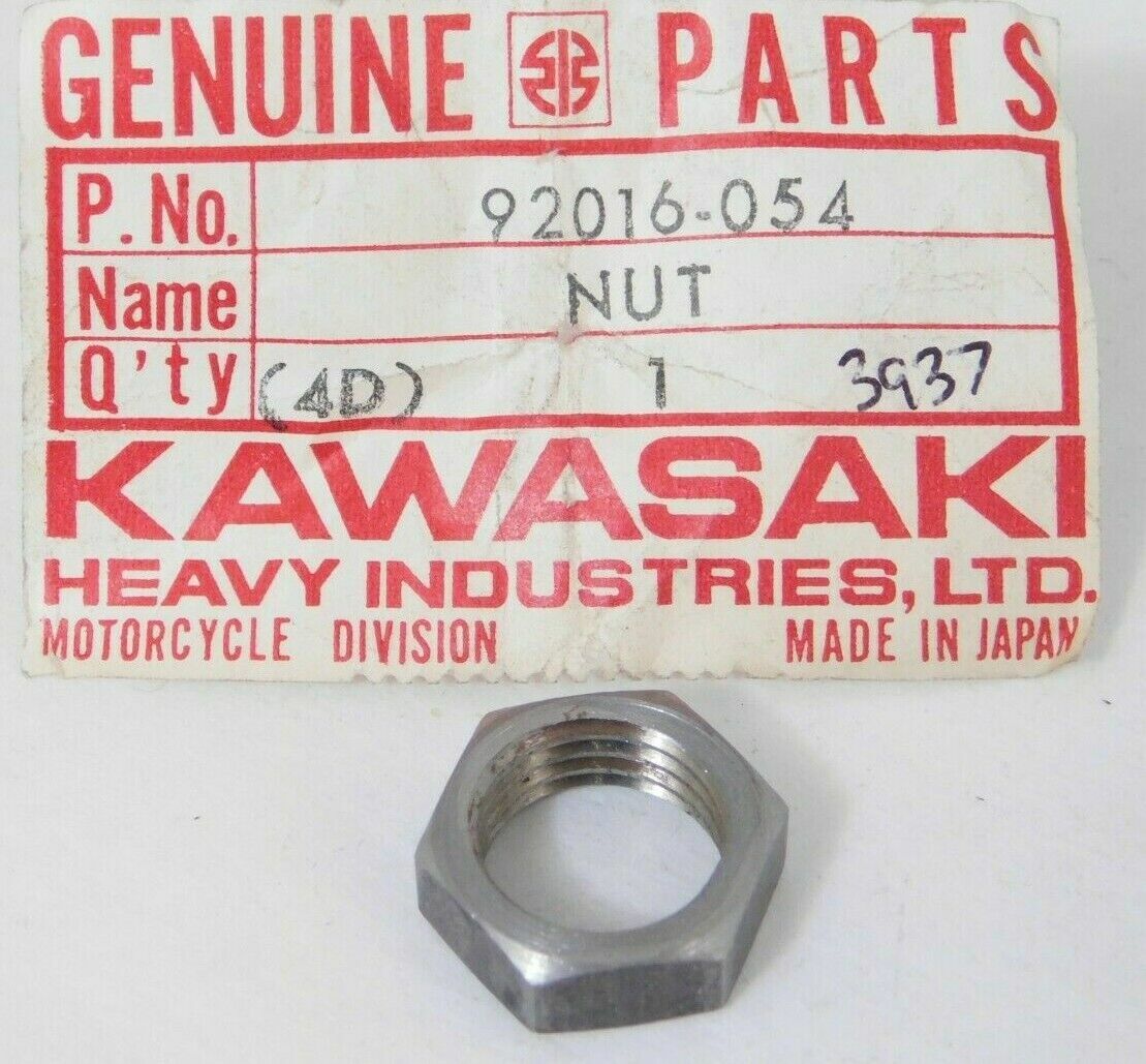 NOS Kawasaki OEM Lock Nut 78-79 KL250 78-79 KZ200 74-79 KZ400 92016-054