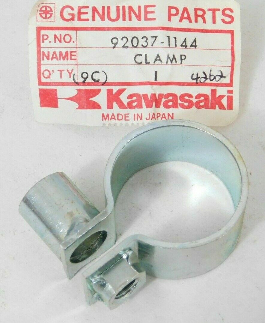 NOS Genuine Kawasaki Muffler Exhaust Pipe Clamp KLX 250 KLX250 OEM 92037-1144