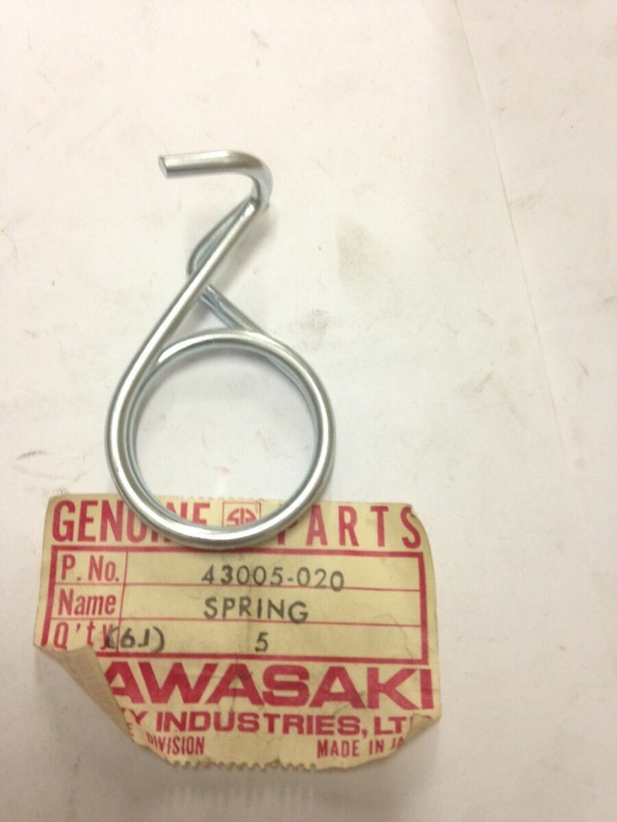 Kawasaki G5 MC1 MC1M KD80 KD100 KM100 Brake Pedal Spring 43005-020 NOS QTY 2