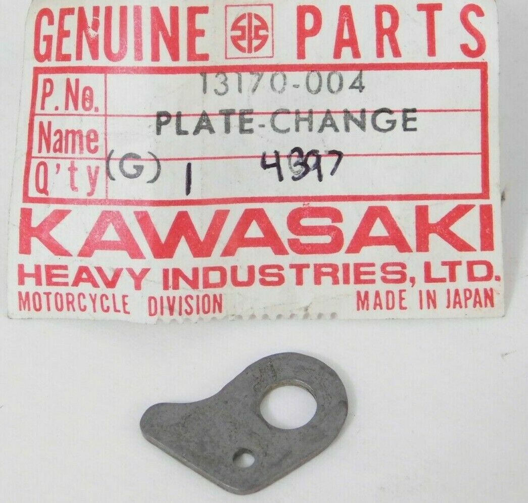 Kawasaki NOS NEW 13170-004 Change Drum Lever Plate H1 H2 A1 A7 KH KV MT1 A1SS