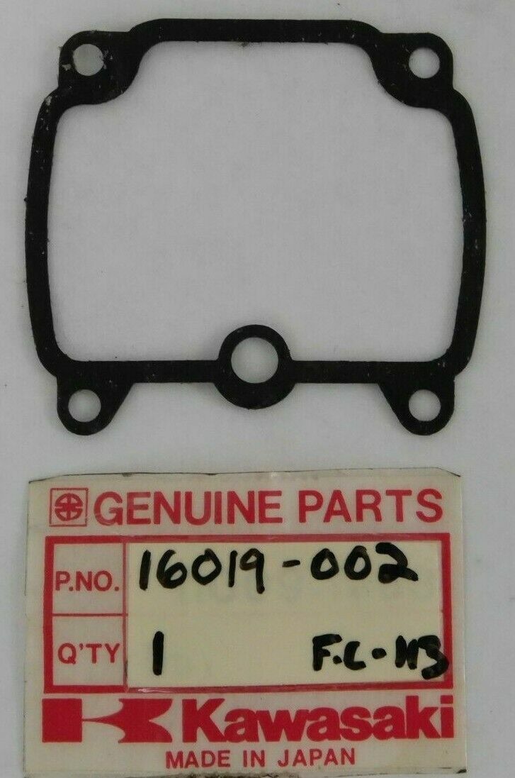 NEW Genuine KAWASAKI B8 FLOAT CHAMBER BOWL GASKET Part OEM 16019-002 NOS Stock