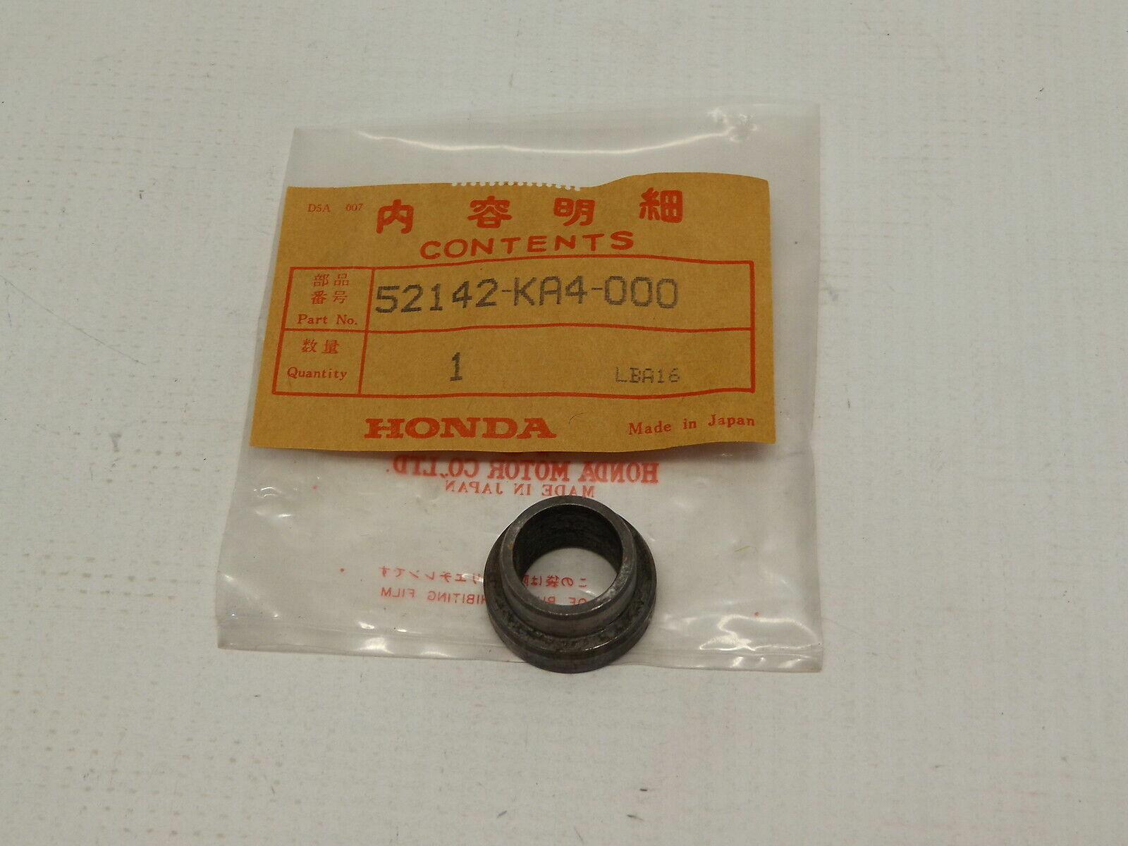 NOS HONDA 52142-KA4-000 SWINGARM COLLAR CR125 CR250 CR450