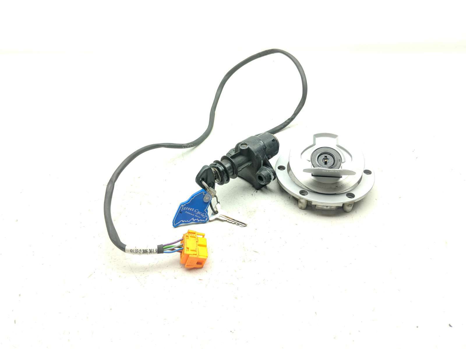 04 BMW R1150RT R1150 RT Lock Set Ignition Switch Cap And Key